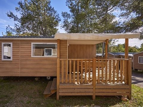 MOBILE HOME 4 people - Mobile home | Comfort | 2 Bedrooms | 4 Pers | Raised terrace | Air conditioning | TV