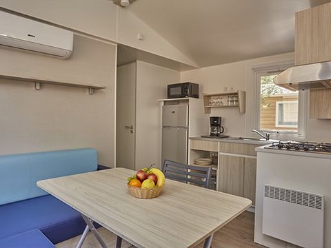 MOBILE HOME 4 people - Mobile home | Comfort | 2 Bedrooms | 4 Pers | Raised terrace | Air conditioning | TV