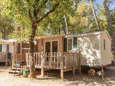 MOBILE HOME 6 people - Comfort XL | 2 Bedrooms | 4/6 Pers | Raised terrace | Air conditioning | TV