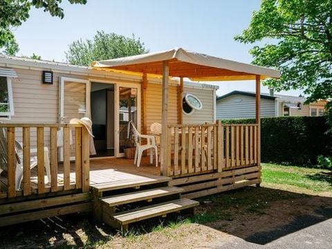 MOBILE HOME 6 people - Comfort XL | 2 Bedrooms | 4/6 Pers | Raised terrace | Air conditioning | TV