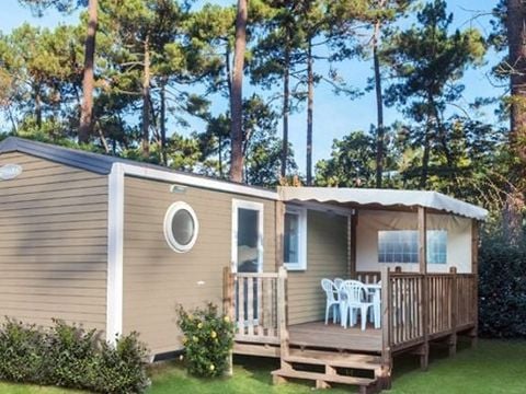 MOBILE HOME 4 people - Mobile home | Comfort | 2 Bedrooms | 4 Pers | Single terrace | Air conditioning | TV