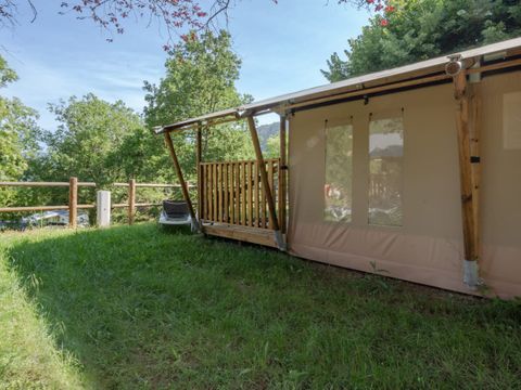 CANVAS AND WOOD TENT 5 people - Safari tent Begon