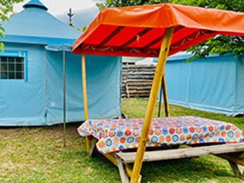 CANVAS BUNGALOW 4 people - Eco - Lodge Tent (without sanitary facilities)