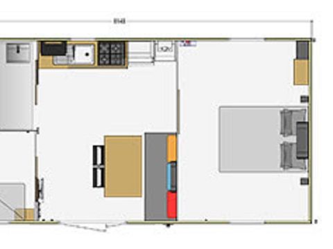 MOBILE HOME 4 people - Comfort - 2 rooms PMR