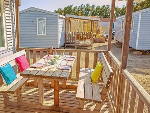 MOBILHOME 6 personnes - Mobil-home | Comfort XL | 2 Ch. | 4/6 Pers. | Terrasse surélevée