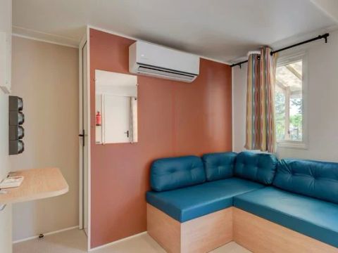 MOBILHOME 6 personnes - Mobil-home | Comfort XL | 3 Ch. | 6 Pers. | Terrasse surélevée | Clim. | TV