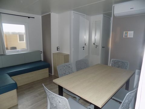 MOBILHOME 6 personnes - Mobil-home 023 (3 chambres, 1 salle d'eau) - Clim - Terrasse couverte