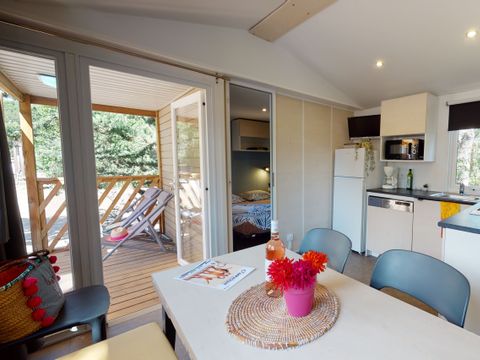 MOBILHOME 6 personnes - Vaucluse - 28m² - 3 chambres + Jacuzzi