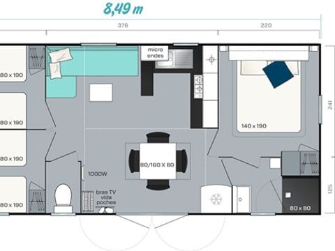 MOBILE HOME 6 people - FAMILY