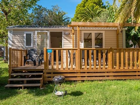 MOBILE HOME 4 people - Comfort XL | 2 Bedrooms | 4 Pers | Raised terrace | Air conditioning