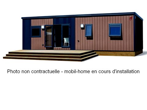 MOBILHOME 6 personnes - Premium 37m² 3 chambres + Terrasse + TV + LV + BBQ + 2SDB + Quartier Piéton