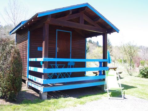 CHALET 1 personne - CABANON STANDARD BLEU sans sanitaires