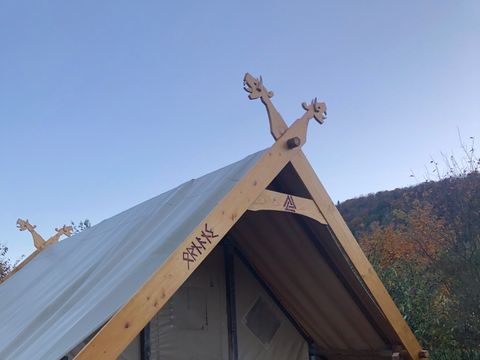 CANVAS AND WOOD TENT 4 people - LODGE SKALI - without sanitary facilities