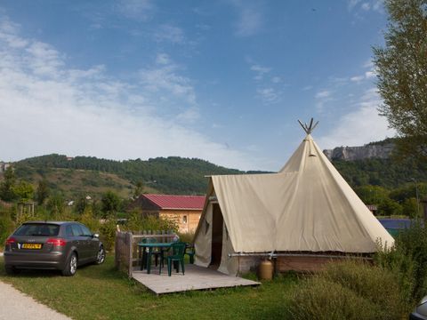 CANVAS BUNGALOW 4 people - LODGE TRAPPEUR without sanitary facilities