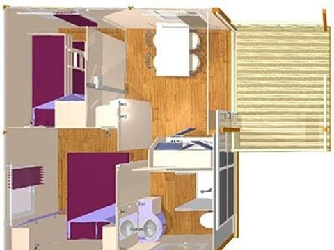 CHALET 4 people - NEMO 20 sqm