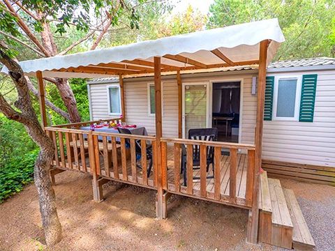 MOBILE HOME 6 people - Mobile-home | Comfort XL | 3 Bedrooms | 6 Pers. | Covered Terrace | Air-conditioning