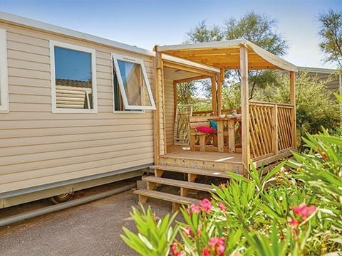 MOBILE HOME 6 people - Comfort | 3 Bedrooms | 6 Pers | Raised terrace | Air conditioning