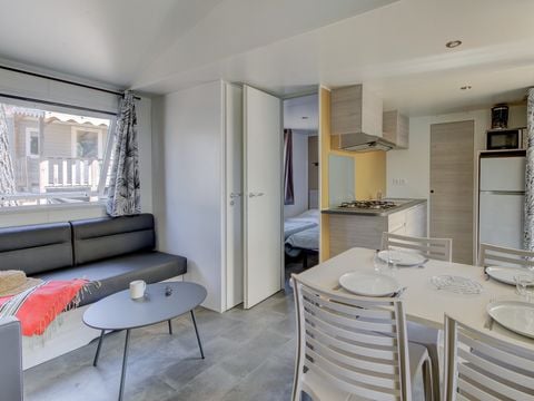 MOBILHOME 6 personnes - Mobil-home | Comfort XL | 2 Ch. | 4/6 Pers. | Terrasse surélevée | Clim.