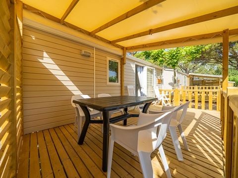 MOBILE HOME 4 people - Mobile-home | Comfort XL | 2 Bedrooms | 4 Pers. | Raised terrace | Air-con.