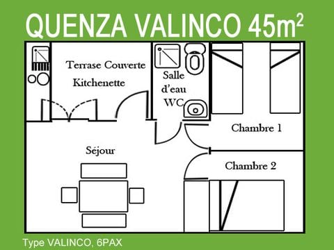 CHALET 6 personnes - Valinco (Arrivées Samedi)