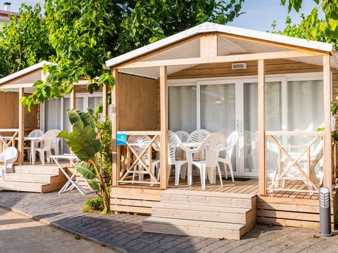 MOBILHOME 4 personnes - Comfort XL | 2 Ch. | 4 Pers. | Terrasse surélevée | Clim