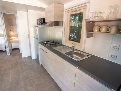 MOBILHOME 4 personnes - Comfort XL | 2 Ch. | 4 Pers. | Terrasse surélevée | Clim