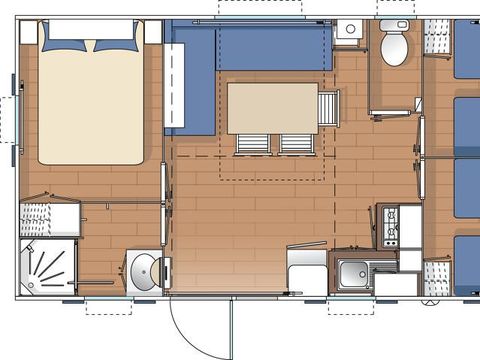 MOBILE HOME 6 people - Family Eco - 30 sqm