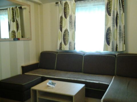 MOBILE HOME 6 people - Residence RIVIERA 40m2 (2 bathrooms) +climate + LINEN AND DISHWASHER + COVERED TANK