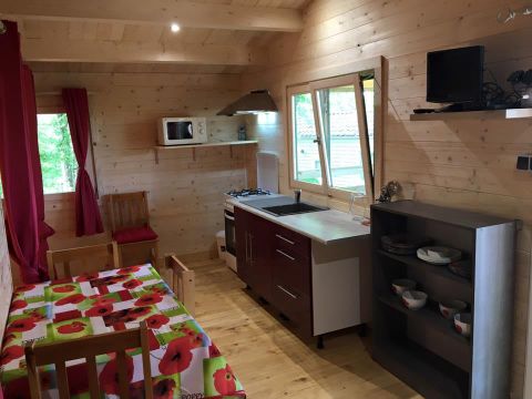 CHALET 4 people - Chalet Les Coquelicots 30m² + Covered terrace + TV