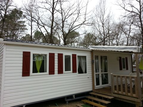 MOBILE HOME 6 people - Résid La Garenne 32m2 3ch air-conditioned Covered terrace TV Dishwasher from Sunday to Sunday