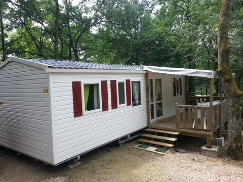 MOBILE HOME 6 people - Résid La Garenne 32m2 3ch air-conditioned Covered terrace TV Dishwasher from Sunday to Sunday