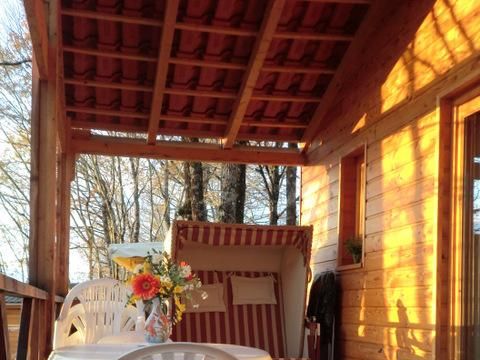 CHALET 5 people - Chalet Soleil couchant 35m² + dishwasher + covered terrace + television