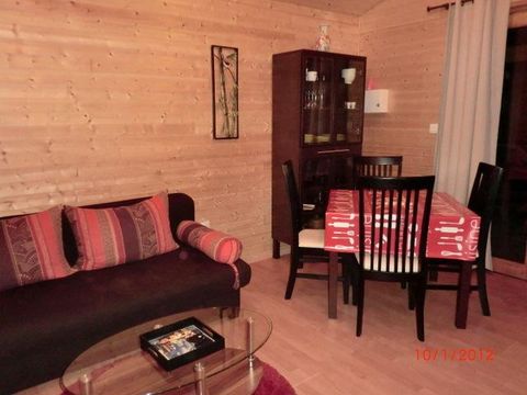 CHALET 5 people - Chalet Soleil couchant 35m² + dishwasher + covered terrace + television