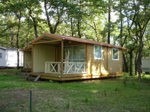 MOBILE HOME 5 people - Cottage Détente 25m² + air conditioning + Covered terrace 20m2 + TV