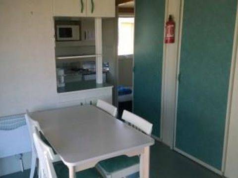 MOBILE HOME 5 people - Cottage Détente 25m² + air conditioning + Covered terrace 20m2 + TV