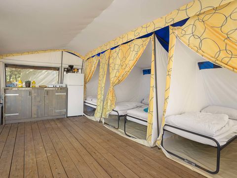 BUNGALOW TOILÉ 5 personnes - BUNGALOW TENT (SANS SANITAIRES)