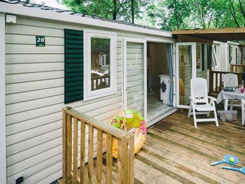 MOBILHOME 5 personnes - Mobil-home | Comfort | 2 Ch. | 5 Pers. | Terrasse surélevée | Clim.