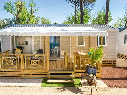 MOBILHOME 6 personnes - Mobil-home | Premium | 3 Ch. | 6 Pers. | Terrasse Couverte | Clim.