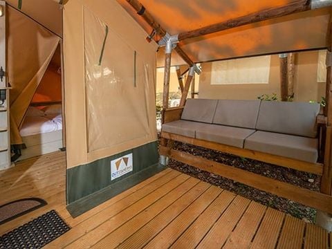 CANVAS AND WOOD TENT 5 people - Super Lodge | 2 Bedrooms | 4/5 Pers.