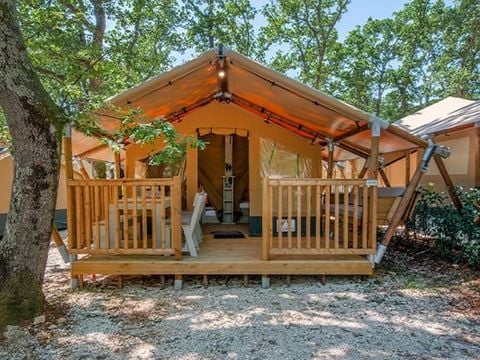 CANVAS AND WOOD TENT 5 people - Super Lodge | 2 Bedrooms | 4/5 Pers.