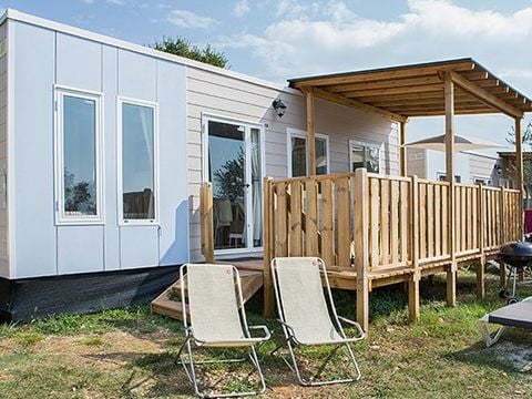 MOBILE HOME 6 people - Mobile-home | Comfort XL | 2 Bedrooms | 4/6 Pers. | Elevated Terrace | Air-conditioning