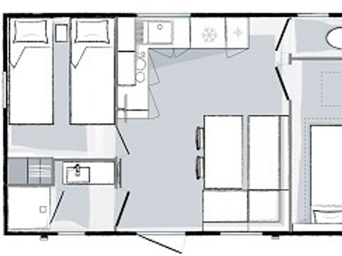 MOBILHOME 6 personnes - Confort