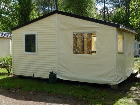 BUNGALOW TOILÉ 5 personnes - Tithome - semi toilé, sans évier, ni salle de bain, avec wc