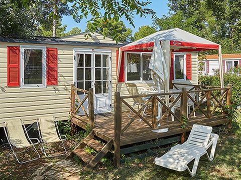 MOBILHOME 6 personnes - Mobil-home | Classic | 3 Ch. | 4/6 Pers. | Terrasse surélevée | Clim.