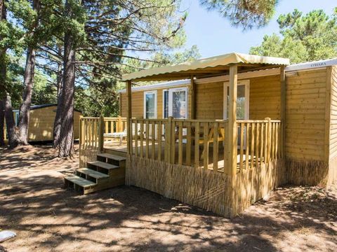 MOBILHOME 6 personnes - Premium 3 Pièces 6 Personnes Climatisé + TV (4 adultes + 2 enfants -12 ans max)