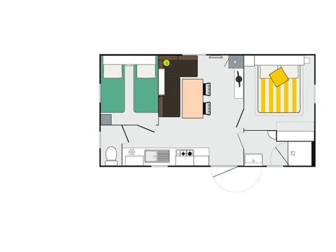 MOBILE HOME 5 people - Mobilhome Confort Plus 28m2² (28m2)