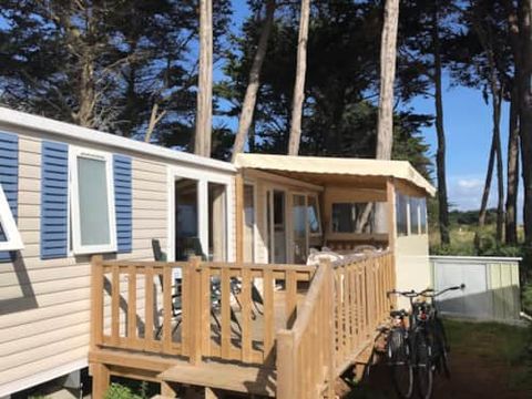 MOBILE HOME 6 people - 3 bedrooms (40m²) - dishwasher and/or washing machine - 2 bathrooms - sea view