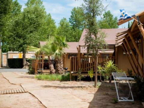 TENTE TOILE ET BOIS 6 personnes - LODGE Prestige CAMPING