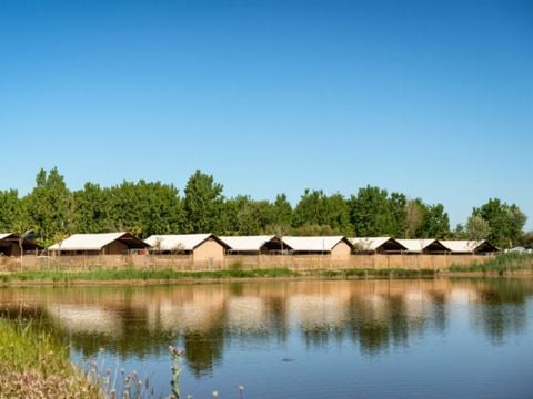 TENTE TOILE ET BOIS 5 personnes - Sunlodge  Confort (pas de douche)