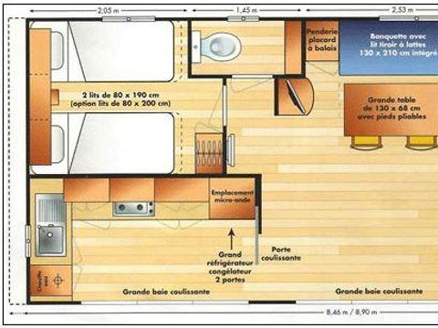 MOBILE HOME 6 people - LUXURY Lake View